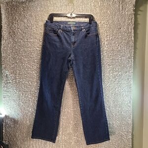 LRL Lauren Jeans Co Ralph Lauren Women Classic Straight Denim Blue Jeans Sz 10